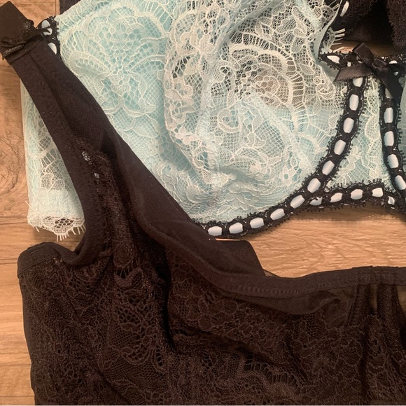 Victoria Secret Bundle 3 Bras Balconette Dream Angels Push Up Without Padding - Picture 14 of 16